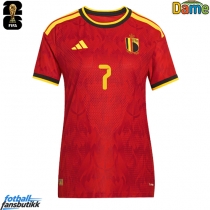 Belgia Kevin De Bruyne #7 Hjemmedrakt Dame EM 2024 Kortermet